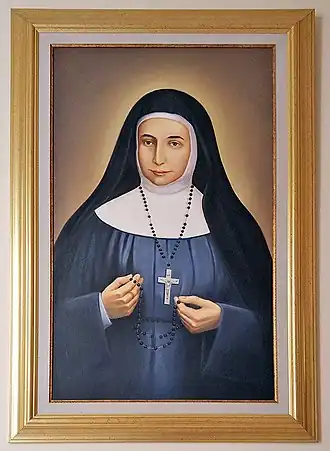 Икона Марии-Альфонсины в Церкви Благовещения, Назарет, Палестина