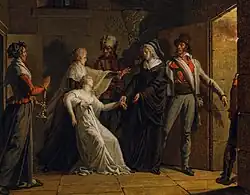 Мария-Антуанетта перед казнью