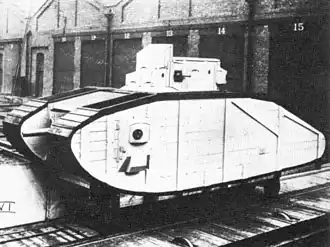 Деревянный макет Mark VI, 1917 год
