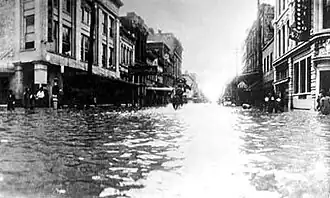 Наводнение в Галвестоне после урагана