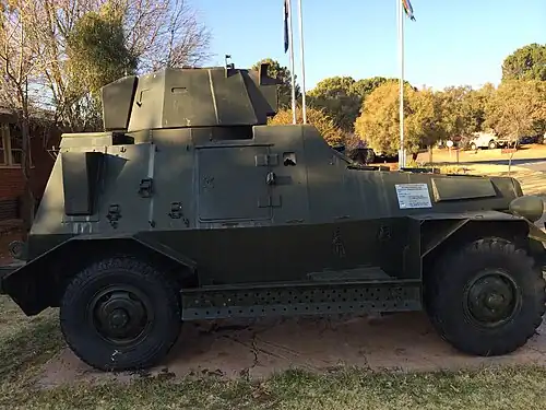 Marmon-Herrington Mk I в Южноафриканском музее военной истории.