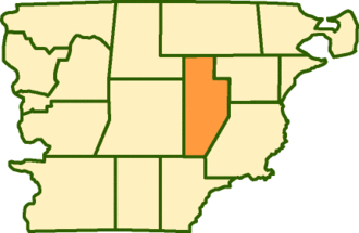 Департамент Мартирес на карте