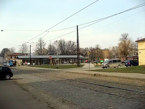 Бывший Сенной рынок, вид от ул. Маскавас