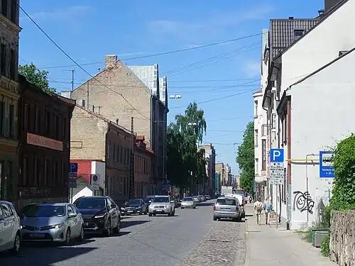 Вид от улицы Валмиерас