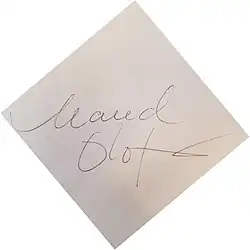 Изображение автографа