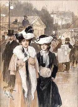 Берлинская уличная сцена