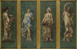 Эскизы аллегорических шпалер для Опера Гарнье, 1872