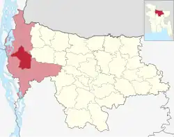 Меландаха на карте