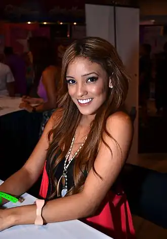 Мелани Риос на Exxxotica в 2011 году, Майами-Бич