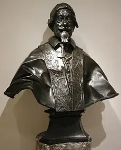 Бюст папы Александра VII. 1667. Бронза. Метрополитен-музей, Нью-Йорк