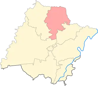 Денятинское сельское поселение на карте