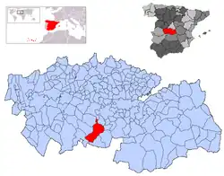 Расположение муниципалитета на карте провинции