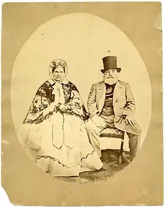 Фотография Сидора с женой Татьяной