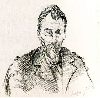 В Петрограде в 1917 году. Рис. Ю. Арцыбушева.