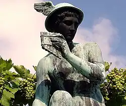 Меркурий. Деталь. Бронза. Шарлоттенхоф, Берлин