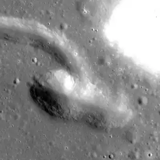 Снимок зонда Lunar Reconnaissance Orbiter