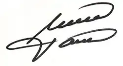 Изображение автографа