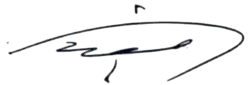 Изображение автографа
