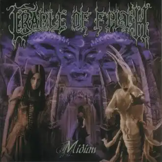 Обложка альбома Cradle of Filth «Midian» (2000)