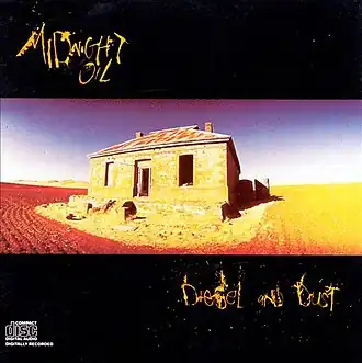 Обложка альбома Midnight Oil «Diesel and Dust» (1987)