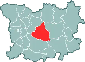 Минский повет на карте