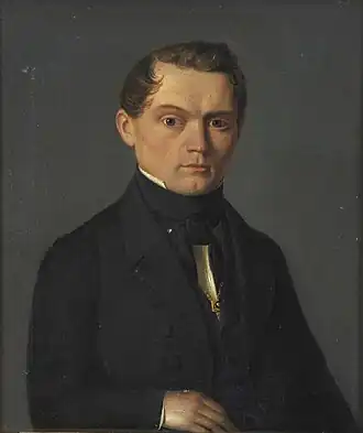 Портрет 1830-х кисти И. К.Зайцева