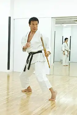 Основатель каратэномити Микио Яхара