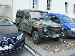 Mercedes-Benz G-Class с современным военным номером