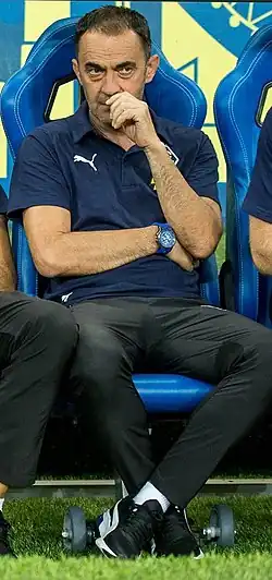 Байович в качестве тренера «Крыльев Советов» в 2019 г.