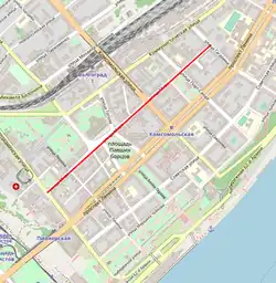 На карте Волгограда