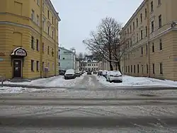 Вид от Большеохтинского проспекта