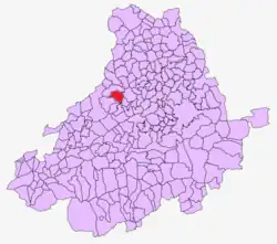 Расположение муниципалитета на карте провинции
