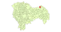Расположение муниципалитета на карте провинции