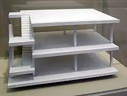 Дом-Ино. 1914—1915. Конструктивный макет