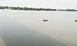 Нижнее течение реки в сентябре 2015 года.