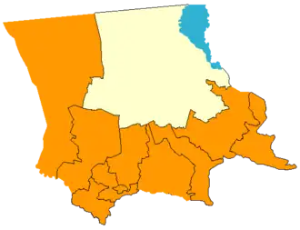 Мойынкумский район на карте