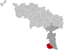 Расположение муниципалитета на карте провинции