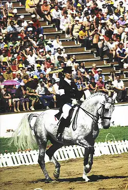 Выездка. Австрийская спортсменка Элизабет Макс-Тойрер