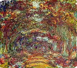 Le Chemin de roses à Giverny, 1920, Музей Мармоттан-Моне (Париж)