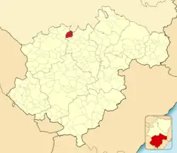 Расположение муниципалитета на карте провинции