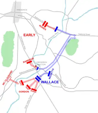 карта сражения