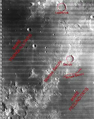 Снимок зонда Lunar Orbiter-IV