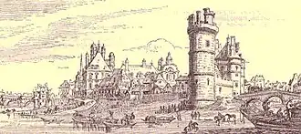 Нельская башня со стороны Сены