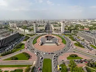 Общий вид площади с воздуха