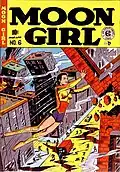 Обложка комикса «Лунная девушка» (1949)