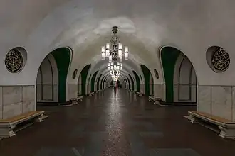 Центральный зал станции Выявленный объект культурного наследия № 638877990№ 638877990