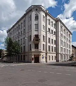 Технический переулок (справа). Вид от  2-й Бауманской улицы.