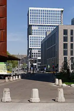 Улицы Гинзбурга и Тюфелева Роща, вид на север с улицы Кандинского