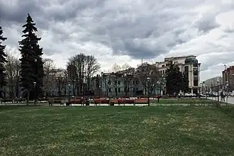 Вид сквера со стороны центра