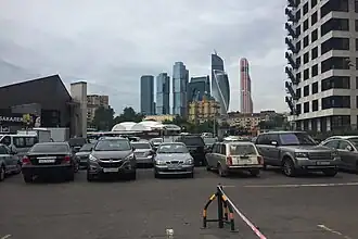 Дорогомиловский рынок, вид со стороны улицы Можайский Вал, 2016 год